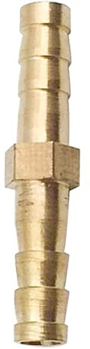 MACHSWON Messing-Schlauchverbinder 6 mm Metall gerade Rohr Schlauch Luft Kraftstoffschlauch Verbindungsstück Wasserrohr Gasschlauch Schlauchverschraubung