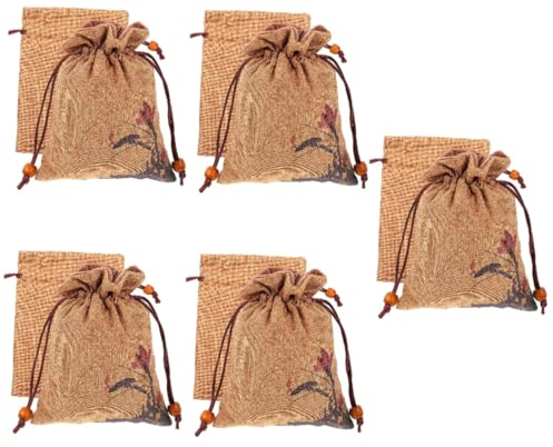 SOLUSTRE 10stücke Kordelzugbeutel Aus Kleine Aufbewahrungstaschen Für Schmuck Und Spielzeug Doppellagig Dekorativ Für Partys Und Tägliche Verwendung