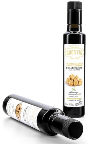 Manolhigos | Pack 2 Botellas de vinagre balsámico al higo | Vinagre Balsámico de higo seco| 500 mililitros | Higos 100% naturales | Higos variedad Calabacita de Almoharín, España