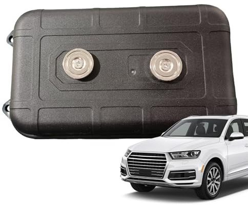 Acunny Magnetischer Schlüsselanhänger unter dem Auto, magnetische Box für unter dem Auto, Hülle für Autoschlüssel, wasserdicht, für GPS-Tracker, Autoschlüssel, Schlossbox,