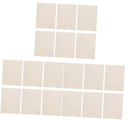 SHINEOFI 3sets Clay Pottery Tool Chamois Pre-Cut Chamois Cloth for Pottery Softer Absorbent for Smooth Craft 6sheets*3