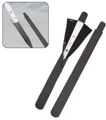 Schneeskierschutz, Stoff, weich, verstellbar, verbesserter Snowboard-Schutz, geeignet für 155 bis 170 Snowboards, passend in Tasche, Aufbewahrung, Transportschutz, Größe M, 2 Stück
