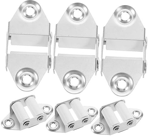HOLIDYOYO Roller Blind Beaded Guides and Webbing Protector Set, 6pcs Aluminum Alloy Curtain Repair Accessories, Roman Shade Blind Parts for Roller Shutters Maintenance
