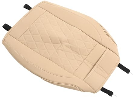 SOLUSTRE Ergonomisches Autositzkissen aus Pu Leder mit Dreieckiger Form Rückenfrei und Komfortabel für Angenehme Fahrt Dekorativer Sitzbezug für Auto und Büro