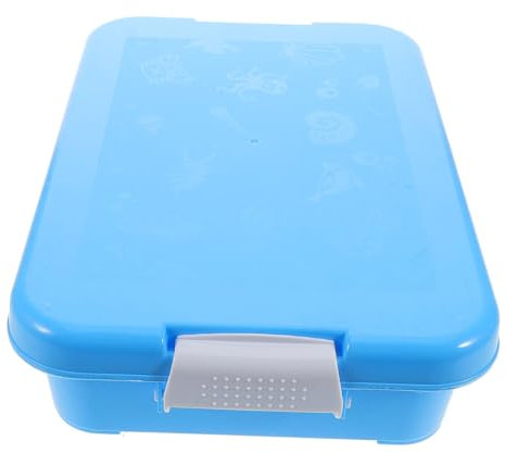 MILISTEN Kindersandspeicherbox Sandspielzeugsack Kleine Kerle Überdachter Sandkasten Sensorischer Tisch Spielzeugtaschen Zur Aufbewahrung Montessori-sandtablett Strandsichter Blau Plastik