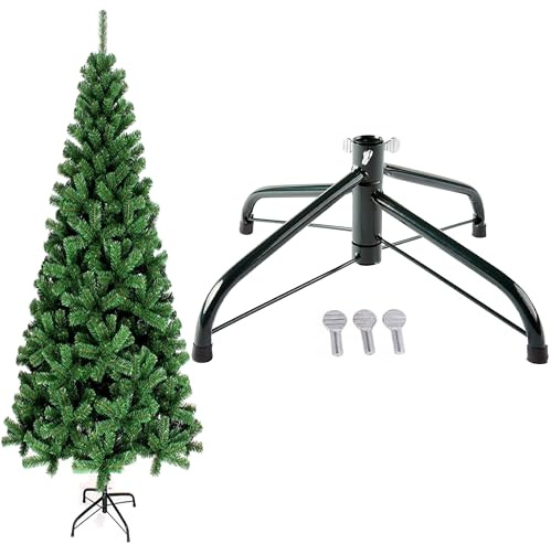 SUQ 40cm Albero di Natale Supporti, Supporto per 120cm - 180cm Albero Artificiale Verde o Alberi Reali, Base Estensibile Albero di Metallo, per la Decorazione Della Festa di Natale Christmas