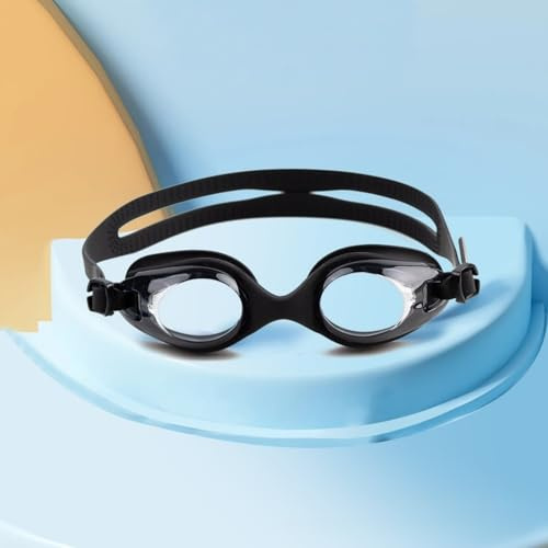 Lunettes de natation optiques de qualité supérieure – Lunettes de natation unisexes pour adultes avec choix de verres argentés ou gris teintés – Lunettes de natation anti-buée pour homme et femme