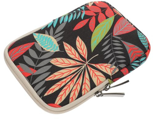Toddmomy Étui pour Liseuse Électronique Pochette Élégante en Toile Protectrice Fermeture Éclair Rangement Pratique Style Moderne pour Lecteur Numérique pour Petits Objets