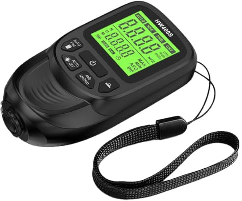 Misuratore Di Vernice Per Auto - Misuratore Di Spessore Del Rivestimento Digitale Tester Di Vernice Per Autoveicoli, Strumento Di Misurazione Della Profondità Del Rivestimento Della Carrozzeria 'a