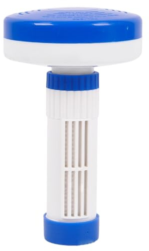 Flotteur de Chlore/Brome réglable en PVC pour Spa et Piscine, Distributeur Flottant Polyvalent avec échelle