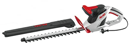 AL-KO Heckenschere HT 440 Basic Cut (440 Watt Motorleistung, diamantgeschliffenes 44-cm-Sicherheitsmesser, 16 mm Schnittstärke, inkl. Schutzköcher), silber