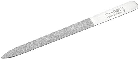REMOS Diamantnagelfil Av Rostfritt Stål - Fin Och Grov Sida 15 Cm