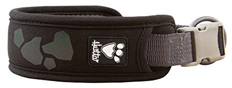 Hurtta Weekend Guerriero Cane Collare, Raven, 55,9-66 cm
