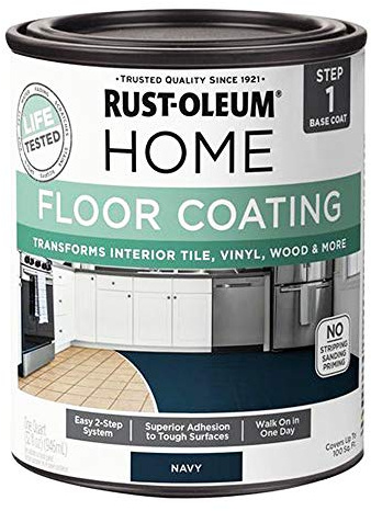 Rust-Oleum 365931 Navy Home Home Floor Coating Premix Base Coat, 1 Qt