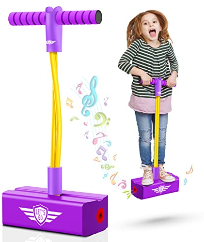 Toyzey Toy for 3 4 5 6 7 8 9 10 11 12 year Olds Girl boy, Pogo Sticks for Girl boy Outdoor Garden Games for 3-10 year Olds Kids Toy Age 3-12 Children for 3-12 year Old Girls boys Sensory Toy