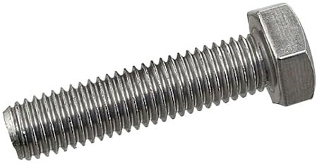 1/2 Stück Linksgewinde Außensechskantschrauben M6 M8 M10 M12 304 Edelstahl Rückwärtsgewinde Linkszahn Außensechskantschrauben (Size : M12x50(1pc))