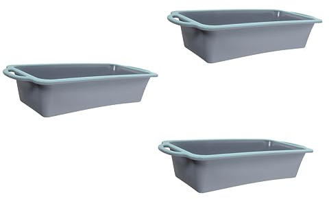Ciieeo 3 Piezas molde para tostadas sartén de silicona para tostadas molde rectangular bandeja para hornear pan asadera de bricolaje para as de silicona