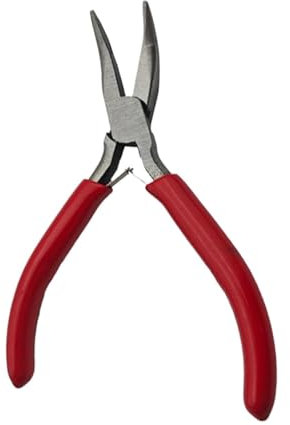 Pinces à Bijoux Artisanales - Bec Rond Coupe-Fil et Anneau Fendu | Outils pour la Réparation, l'Emballage de Fils et le Perlage