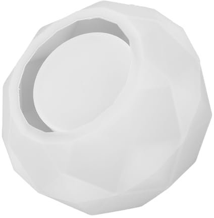 Kisangel Saftige Blumentopfform Weiße Pflanzgefäße Für Zimmerpflanzen Stifthalterform Blumentopf Drinnen Zimmerpflanzentöpfe Klare Pflanzentöpfe Betonstatuenform Mini Anlage Kieselgel