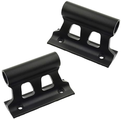 CZMYCBG Supporto per Forcella Anteriore da 2 Pezzi, Supporto per Tetto Auto Bici, Blocco Forcella per Bicicletta, Supporto per Ruota con Perno Passante(Black)