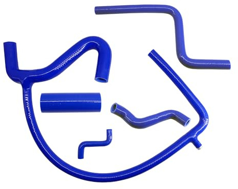 Simoni Racing 141R Manicotto Manitor - Kit Tubo radiatore Auto in Silicone Colore Blu - Tubo radiatore per Panda 141