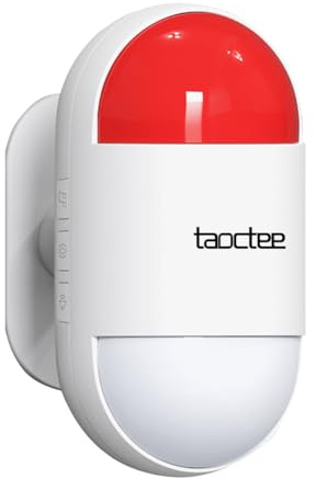 taoctee Alarme Sécurité Maison Personnes Âgées et Enfants,Sirène Stroboscopique d'Alerte urgente pour Domicile,Bouton SOS Portable avec Lanière (Seulement 1×sirène)