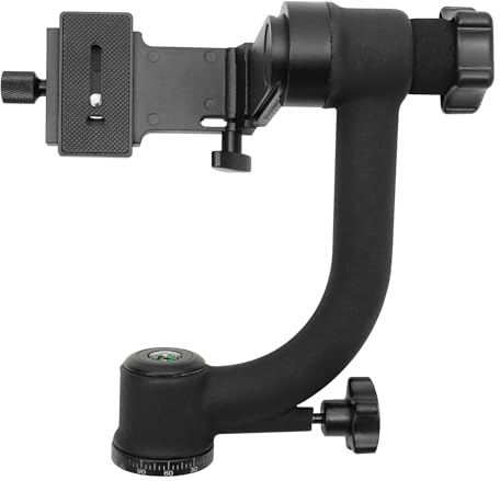 Gimbal - Cabezal de trípode para cámara digital, 360°, panorámica con capacidad de carga de 20 kg, cabezal esférico para cámara digital, DSLR, deportes de animales, fotografía al aire libre