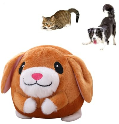 JACKANNA Giocattolo per cani, intelligenza, giocattolo di grandi dimensioni, giocattolo di peluche, giocattolo attivo e mobile, non tossico, antimorso, palla da allenamento attiva (02)