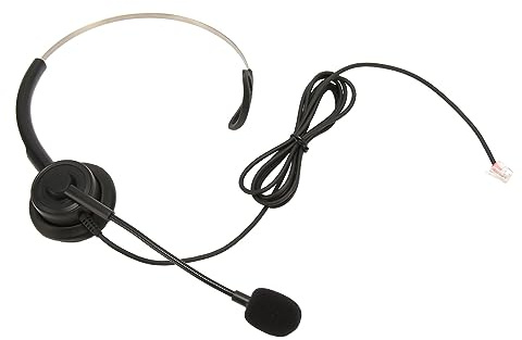 Jenivaint Telefonheadset, Professionellt Brusreducerande USB-operatörsheadset med Justerbart Pannband och HD-mikrofon, för Call Center Customer Service Office PC