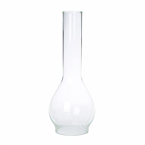 Vesta Schirm Zylinder Glas viele Größen klar Petroschirm Glasschirm Öllampe Glaszylinder (Ø Unten: 45mm)