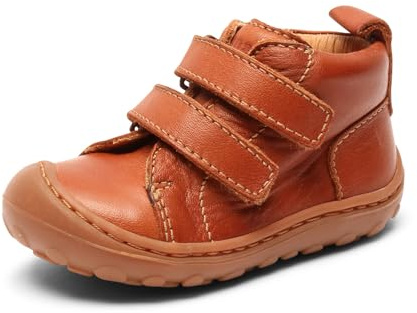 Bisgaard Unisex barn Karel kardborreband sneakers, konjak, 21 EU