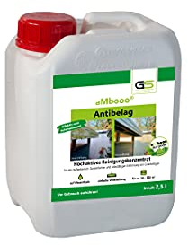 Anti-Belag, 2,5 ltr., gegen Grünbelag, Reinigung von Terrassendielen, Sichtschutz und Fassaden