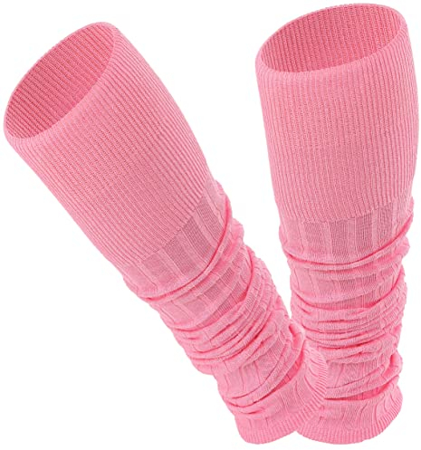 TODO Stulpen Baumwolle Damen - Weich und Bequem Beinlinge zum jeden Tag, Tanzen, Sport, Gym, Bergtouren - Beinwärmer (Rosa)