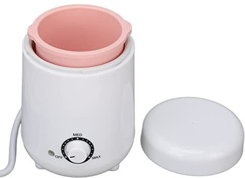 Chauffe-Cire Paraffine Chauffe-Cire Machine pour Épilation À La Main Silicone Réservoir Intérieur 250CC Réchauffeur De Cire Réglable pour Mains Pieds Visage (Prise UE 220V)
