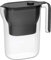 Waterdrop Jarra de Filtro de agua para Refrigerador, Jarra de agua con Filtro de 3 Meses, 2,5 L,Reduce Fluoruro, Cloro y más,Certificada por NSF, Libre de BPA,Nero (Filtro de reemplazo:WD-PF-01A Plus)