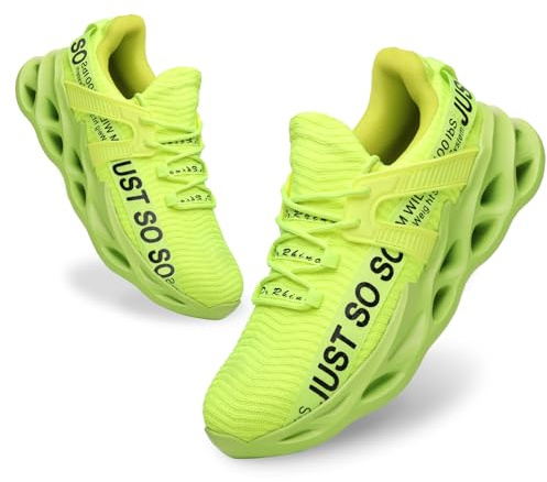 Furuian Säkerhetsskor för män och lätta säkerhetssneakers dam stålhätta ventilerande sko sneakers säkerhetsskor herr bekväma säkerhetsstövlar, Färg: grön, 37 EU