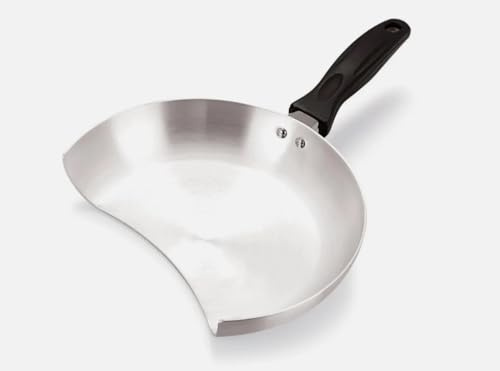 Unibos | Professional Medium Duty Catering Donner Kebab Meat Catcher/Cropped Fry Pan 24cm (Silver)