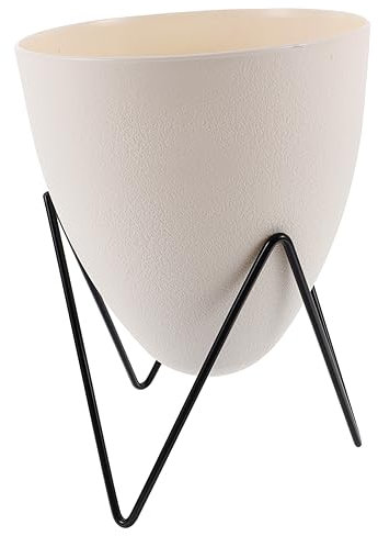 KONTONTY 1stück Kreativer Automatischer Blumenpot Hydroponischer Pflanztopf Für Zuhause Weißes Design Für Büro Und Garten Selbstbewässerndes System Praktisch Und