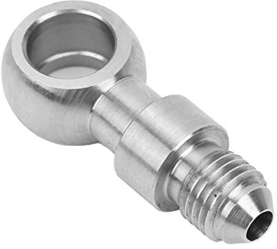 Adaptateur Banjo à 4 œillets en Acier Inoxydable, Raccord de Boulons Banjo M12, Raccord de Tuyau, Adaptateur Banjo AN 4, Accessoire de Montage Pratique adapté aux Boulons Banjo M12