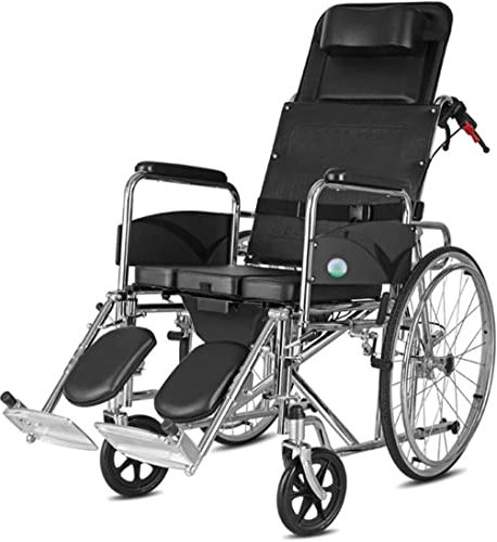 Carrozzine Carrozzina da Viaggio Portatile Multifunzionale con Freni A Mano E Freni A Mano Carrozzina Pieghevole Leggera Autopropulsa per Adulti Leggera