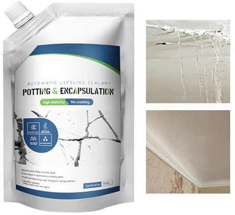 Sigillante di riparazione per calcestruzzo, 500 g, ad alte prestazioni, per tetto, impermeabile, ad asciugatura rapida, per calcestruzzo, per pavimento, cantina, marciapiedi, costruzione