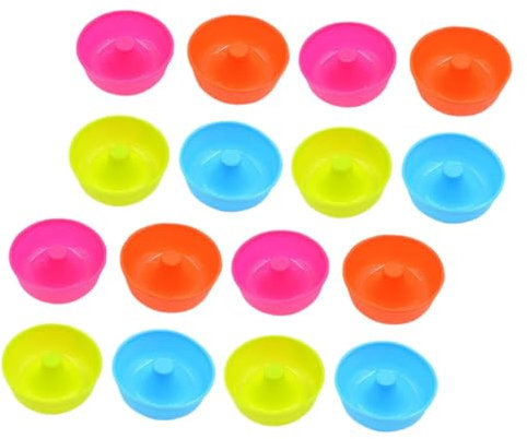 CONGARTENO 16pezzi Stampo Silicone Ciambella Stampi Per Dolci Stampini Silicone Stampi Per Muffin Pirottini Per Dolci Da Te Utensili Da Forno Teglie Per Cucina