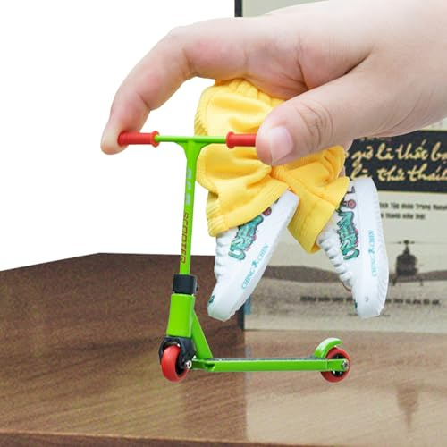 Fingerleksaksset – innehåller miniskoter, byxor, och reparationsset för fingerspel | Novelty tillbehör för rörelseövning, fingerpartytillbehör, leksaker – delar för barn kul och G