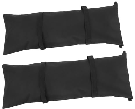 TOYANDONA 2piezas Sacos de Arena de Tela Oxford Pesas para Carpas y Sombrillas de Patio Base Rellenable para Toldos y Refugios al Aire para Jardín y Terraza