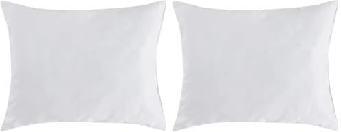 JOTEX Mini Kinderkissen, Weiß, Polyester Füllung, 35x28 cm (Packung mit 2)