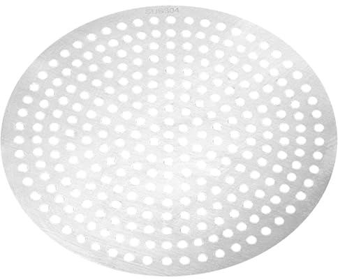 BEAHING Duschavlopp hårfångare 15 cm runt badrum handfat avlopp sil rostfritt stål anti-igensättning hårfilterskydd med hål för kök badrum