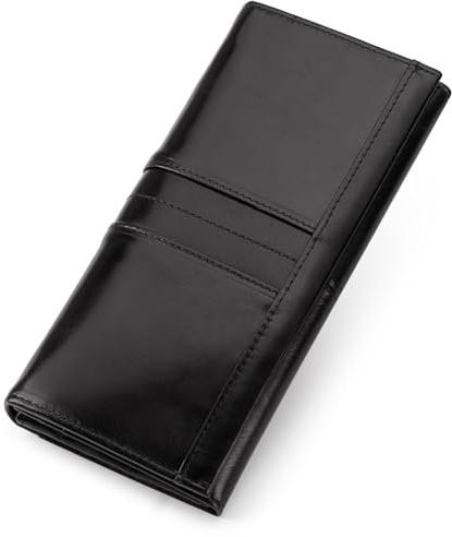 Borsa in vera pelle con blocco RFID Portafoglio da donna porta carte di credito multi scomparto portafoglio borsa per telefono portamonete borsa da donna borsa cambio borsa rosso, nero, moderno