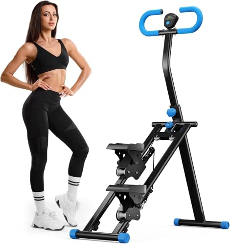 Stairmaster für Zuhause,2026 Stair Stepper Pro,Folding Cardio Vertical Climber Maschine Treppenmeister mit Verstellbare Lenker für Home Büro Fitnessgerät,Maximale Tragfähigkeit 150 kg