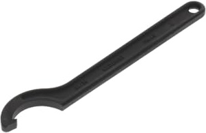 GEDORE Hakenschlüssel mit Nase, für Nutmuttern, SW 34-36 mm, Spitzen-Ø 5 mm, Schraubenschlüssel, 40 34-36