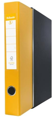 ESSELTE G55 EUROFILE Registratore - f.to protocollo dorso 5 cm - Giallo